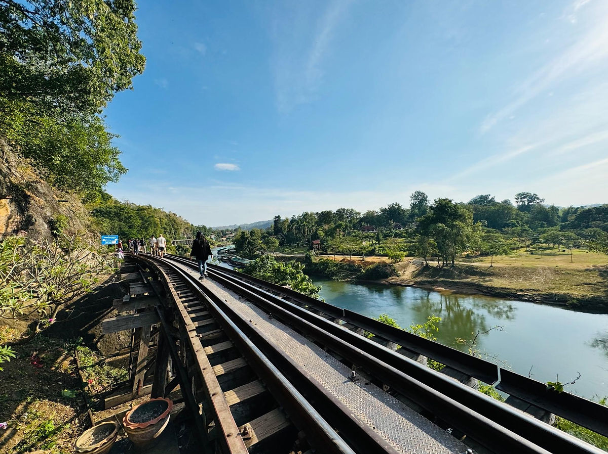 Train tracks near the River Kwai